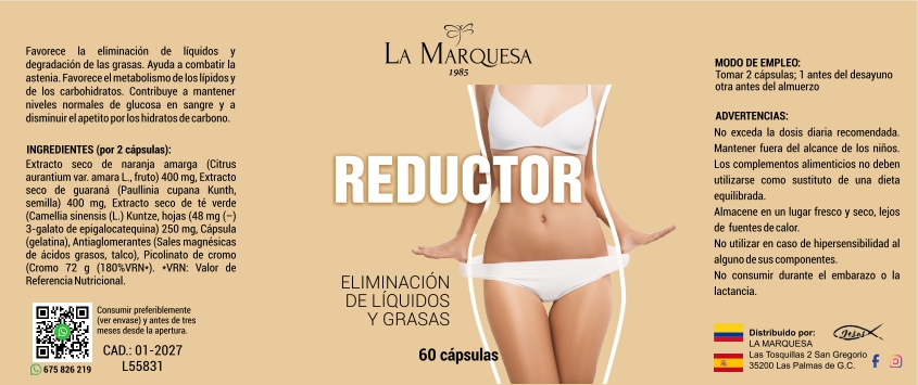 REDUCTOR – ELIMINACIÓN DE LÍQUIDOS Y GRASAS