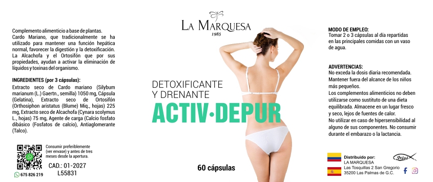 ACTIV-DEPUR – DETOXIFICANTE Y DRENANTE
